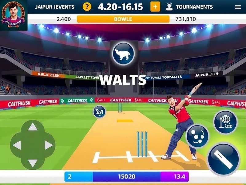 Jaipur Jets Star6 bowling interface and controls